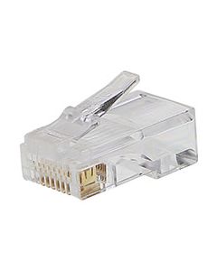 PremiumCord Konektor RJ45 8pinů - na drát, balení 100ks v sáčku