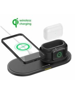 SWISSTEN WIRELESS NABÍJEČKA 3v1 ČERNÝ