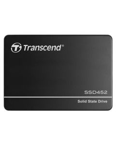 TRANSCEND SSD452K2 64GB Industrial (3K P/E) SSD disk 2.5" SATA3, 3D TLC, Aluminium case, 560MB/s R, 520 MB/W, černý
