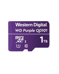 WD MicroSDXC karta 1TB Purple WDD100T1P0C Class 10 (R:100/W:60 MB/s)