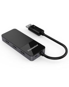 PremiumCord MST adapter DisplayPort 1.4 na 3x HDMI2.0 monitory 4K@60Hz, extended + mirror + duplicate režimy
