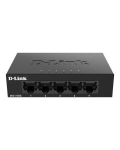D-Link DGS-105GL/E 5-Port Gigabit Ethernet Metal Housing Unmanaged Light Switch without IGMP- 5-Port 10/100/1000 Mbps