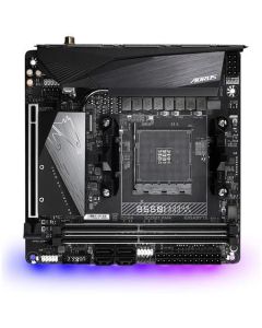 GIGABYTE MB Sc AM4 B550 I AORUS PRO AX, AMD B550I, 2 x DDR4, Wi-Fi, HDMI