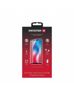 SWISSTEN OCHRANNÉ SKLO CASE FRIENDLY HUAWEI P SMART 2021 CERNÉ