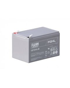 Fukawa Fiamm 12FGHL48 olověný akumulátor; 12V; 12Ah; faston F2-6,3mm; životnost 10let