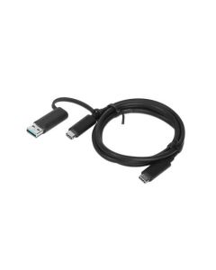 Lenovo kabel USB-C / USB-A+USB-C Hybrid 1m