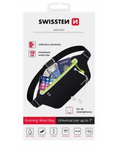 SWISSTEN POUZDRO LINE CASE kolem pasu ČERNÉ