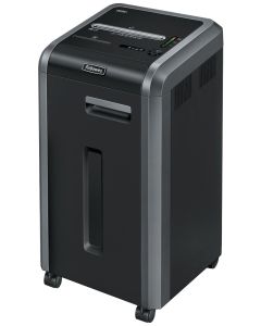 FELLOWES skartovač 225 Ci/ křížový řez 4x38 mm/ objem koše 60 l/ certifikát NBÚ/ stupeň utajení P-4 (důvěrné)/ černý
