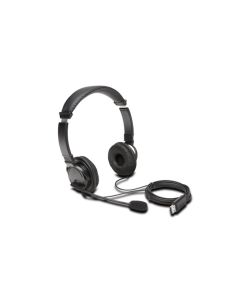 KENSINGTON USB Hi-Fi sluchátka s mikrofonem a ovládáním hlasitosti 