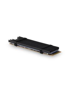 AXAGON CLR-M2L3, hliníkový pasivní chladič pro M.2 2280 SSD, výška 3 mm