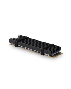 AXAGON CLR-M2L6, hliníkový pasivní chladič pro M.2 2280 SSD, výška 6 mm