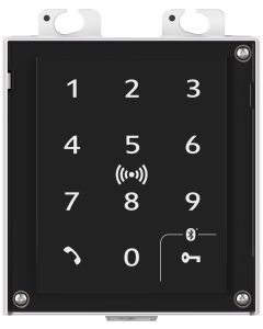 2N IP Verso modul – Dotyková klávesnice & Bluetooth & RFID 125kHz, Seos Compatible 13.56MHz, PICard Compatible, NFC