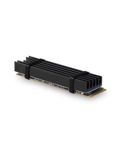 AXAGON CLR-M2L10, hliníkový pasivní chladič pro M.2 2280 SSD, výška 10 mm