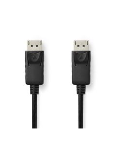 Nedis CCGB37014BK20 - Kabel DisplayPort 1.4 | Zástrčka - Zástrčka | 8K@60Hz | 2 m | Černá