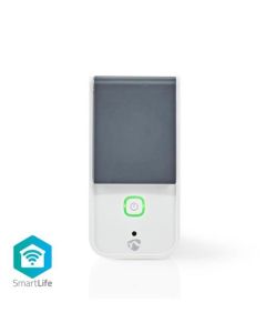 Nedis WIFIPO120EWT - SmartLife Chytrá Zásuvka | Wi-Fi | IP44 | Měřič spotřeby | 3680 W | Francie / Typ E (CEE 7/6) | -30 - 40 °C |