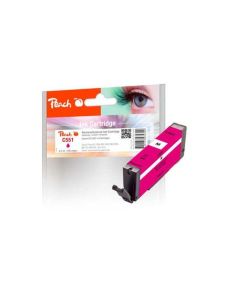 PEACH kompatibilní cartridge Canon CLI-551M, magenta, 8,5 ml