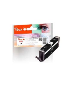 PEACH kompatibilní cartridge Canon CLI-551BK, black, 8,5 ml