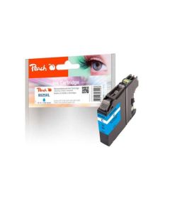 PEACH kompatibilní cartridge Brother LC-525XL, Cyan, 12 ml