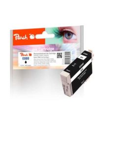 PEACH kompatibilní cartridge Epson T0801, black, 8,2 ml