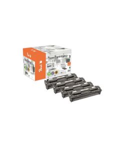 PEACH kompatibilní toner HP CF210A, CF211A, CF212A, CF213A, No 131A, CombiPack