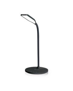 Nedis LTLGQ3M2BK - LED lampa s bezdrátovou nabíječkou, stmívač | LED / Qi | 10 W |  2700 - 6500 K