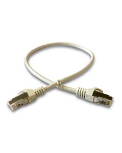 DATACOM Patch cord S/FTP CAT6A 0,5m šedý