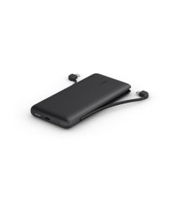 Belkin BOOST CHARGE™ USB-C Power Delivery PowerBanka, 10000mAh, s integrovanými kabely, černá