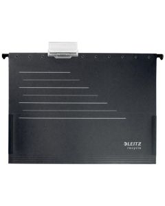 LEITZ Ekologické závěsné desky s bočnicemi  Alpha RECYCLE A4, černá