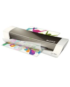LEITZ  iLAM Home Office A3 teplý laminátor, šedá
