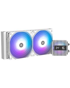 Zalman vodní chladič ALPHA2 A24 White /  2 x 120 mm / PWM / ARGB  / bílý