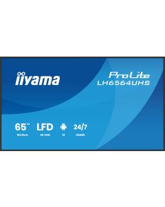 65" iiyama LH6564UHS-B1AG:VA, 4K UHD,Android,24/7