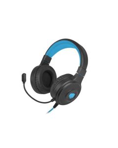 Fury Herní sluchátka s mikrofonem Warhawk, drátové, RGB, USB, jack 3,5mm, kabel délka 2m, černá