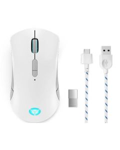 Lenovo myš CONS Bezdrátová Herní Legion M600 RGB (světle šedá)