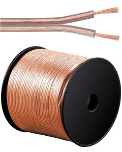 PremiumCord Kabely na propojení reprosoustav 99,9% měď 2x1,5mm2 100m