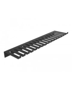 Delock Držák kabelu 325 x 90 mm k montáži na stěnu, černý