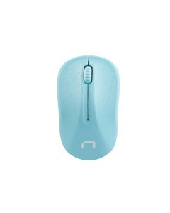 Natec optická myš TOUCAN/1600 DPI/Cestovní/Optická/1 600 DPI/Bezdrátová USB/Bílá-modrá