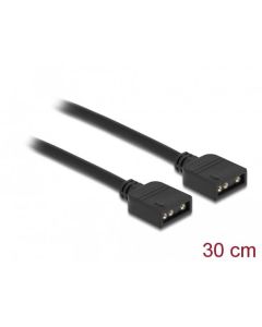 Delock Spojovací kabel RGB, 3 pinový, na 5 V LED RGB / ARGB osvětlení, délka 30 cm