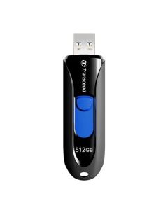 Transcend 512GB JetFlash 790K, USB 3.0 (3.1 Gen 1) flash disk, černo/modrý