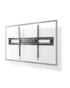 Nedis TVWM3050BK - Pevný Nástěnný Držák TV | 60-100" | Max. 75 kg | Vzdálenost od Stěny 30.5 mm