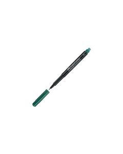 Permanentní popisovač Faber-Castell 1523 S, zelený