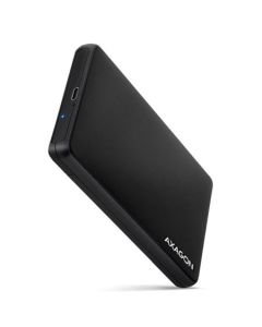 AXAGON EE25-SLC, USB-C 3.2 Gen 1 - SATA 6G 2.5" SLIDE box, bezšroubkový, černý