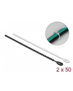 Delock Bleskový úvazek na opakované použití, D 120 x Š 3,6 mm 100 ks