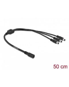 Delock Kabelový DC splitter 5,5 x 2,1 mm, z 1 x zásuvka na 3 x zástrčky