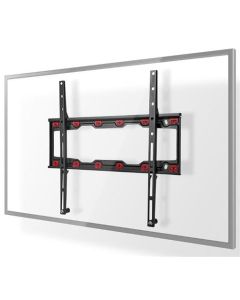 Nedis TVWM4030BK - Pevný Nástěnný Držák TV | 23–55" | Max. 36 kg | Vzdálenost od Stěny 28 mm | Ocel | Černá