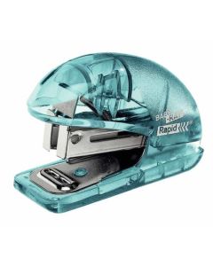 Rapid mini sešívačka Colour´Ice F4, 10 listů, blistr, ledově modrá