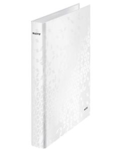 LEITZ Kroužkový pořadač  WOW, A4+, 2DR/25mm, perleťová bílá