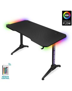 CONNECT IT NEO+ herní stůl s RGB podsvícením, ČERNÝ