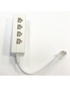 DATACOM Rozčtverka UTP CAT3 4xRJ45 (8p2c-1M/4F)
