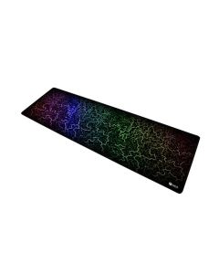 C-TECH Herní podložka pod myš ANTHEA ARC, barevná, pro gaming,  900x270x4mm, obšité okraje
