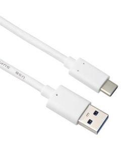 PremiumCord kabel USB-C - USB 3.0 A (USB 3.1 generation 2, 3A, 10Gbit/s) 3m bílá